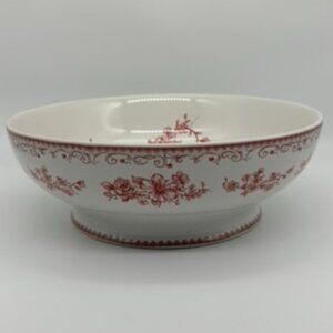 The Pioneer Woman Large Pedestal Pasta Bowl Serving Bowl Agatha Red New With Tag